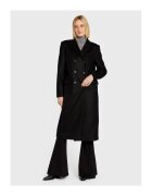 Trussardi Дамско палто - 300923962 - Вълна/Полиестер - Черно