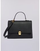 Trussardi Кожена чанта с допълнителна презрамка