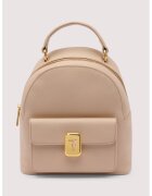 Trussardi Кожена раница с джоб с капаче