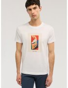 Trussardi Памучна тениска с фигурален принт - Червен/Бял