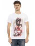Trussardi Тениска с овално деколте и графика