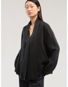 Trussardi Уголемена риза с лиосел и лен