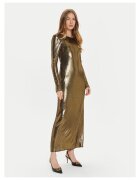Twinset Дамска коктейлна рокля златна