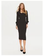 Twinset Дамска плетена рокля - черна