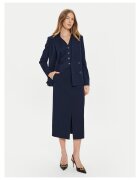 Twinset Дамска пола молив тъмносиня