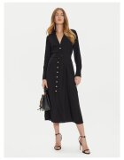 Twinset Дамска рокля риза черна