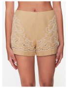 Twinset Дамски къси панталони бежови