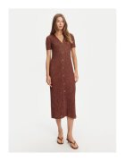 Twinset Кафява плетена рокля