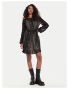 Twinset Коктейлна рокля 241TP2030 - черна