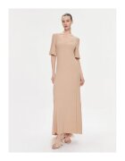 Twinset Плетена рокля 241TP3402 - бежова