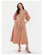 Twinset Рокля тип риза оранжева