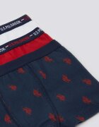 U.S. Polo Assn. Боксерки с лого 3 чифта Тъмночервен/Тъмносин