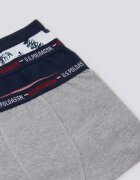 U.S. Polo Assn. Боксерки с лого на талията - 3 чифта Бял/Тъмносин