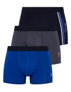 U.S. Polo Assn. Боксерки с лого на талията - 3 чифта Тъмносин/Тъмносин