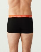 U.S. Polo Assn. Боксерки с памук и лого - 3 чифта Черен