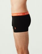 U.S. Polo Assn. Боксерки с памук и лого - 3 чифта Черен
