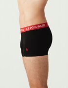U.S. Polo Assn. Боксерки с памук и лого - 3 чифта Черен