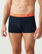 U.S. Polo Assn. Боксерки с памук и лого - 3 чифта Тъмносин