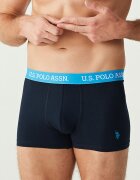 U.S. Polo Assn. Боксерки с памук и лого - 3 чифта Тъмносин