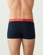 U.S. Polo Assn. Боксерки с памук и лого - 3 чифта Тъмносин