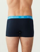 U.S. Polo Assn. Боксерки с памук и лого - 3 чифта Тъмносин