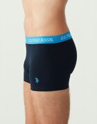 U.S. Polo Assn. Боксерки с памук и лого - 3 чифта Тъмносин