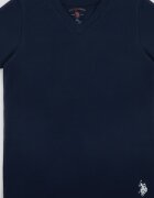 U.S. Polo Assn. Домашна тениска с шпиц Ултрамарин синьо
