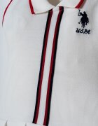 U.S. Polo Assn. Къса памучна рокля с лого Червен/Бял/Ултрамарин синьо