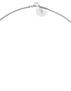 U.S. Polo Assn. Колие от неръждаема стомана с висулка Сребрист Черен/Сребрист
