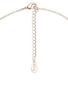 U.S. Polo Assn. Колие с кристали и флорални елементи Златист/Тюркоаз/Лилав