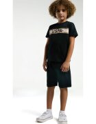 U.S. Polo Assn. Комплект къси панталони и тениска с лого принт Тъмносин Черен