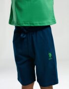 U.S. Polo Assn. Комплект памучни дрехи - 2 части 15649 Бял/Зелен/Тъмносин
