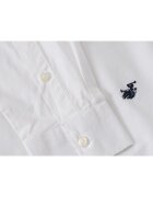 U.S. Polo Assn. Мъжка риза SLIM US40 бяла 98% памук 2% еластан