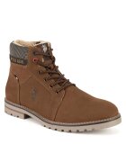 U.S. Polo Assn. Мъжки боти естествена кожа кафяви