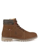 U.S. Polo Assn. Мъжки боти естествена кожа кафяви