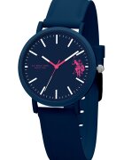 U.S. Polo Assn. Унисекс часовник US Polo Assn. Със силиконова каишка син Син