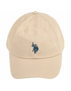 U.S. Polo Assn. Унисекс шапка с лого Бежов