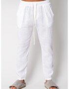 uFIT Дълъг IN панталон с връзки White I 17014