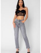 uFIT Еластични стеснени дънки Grey 21228
