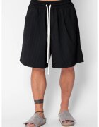 uFIT Къси панталони Oversized райе Black 21461