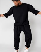 uFIT Комплект Flex Oversized тениска и широки панталони Черен 15397 Черен