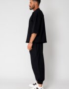 uFIT Комплект Flex Oversized тениска и широки панталони Черен 15397 Черен