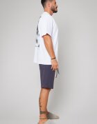 uFIT Комплект от тениска с щампа и къси панталони White/Grey Anthracite 13556 Бял/Антрацитно сиво
