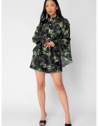 uFIT Комплект риза с дълъг ръкав и къси панталони Black 21454