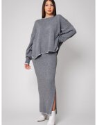 uFIT Комплект Sylvie с пола от смес от вълна и кашмир - Grey 14613