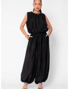 uFIT Комплект топ и дълги широки панталони Jasmine Black 21379