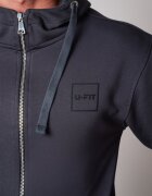uFIT Спортен екип с памук Антрацитно сиво