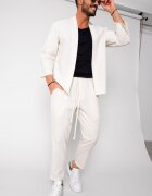 uFIT Яке и дълъг панталон Tulum Кимоно Off White 15948 Бял