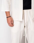 uFIT Яке и дълъг панталон Tulum Кимоно Off White 15948 Бял