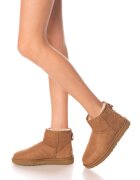 UGG Australia Велурени боти в камел